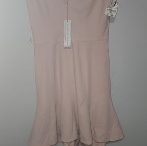 Adorable office European soft pink dress. Very flattering to the body. Size 6